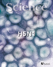 Cover of the June 22, 2012 issue of the journal Science.