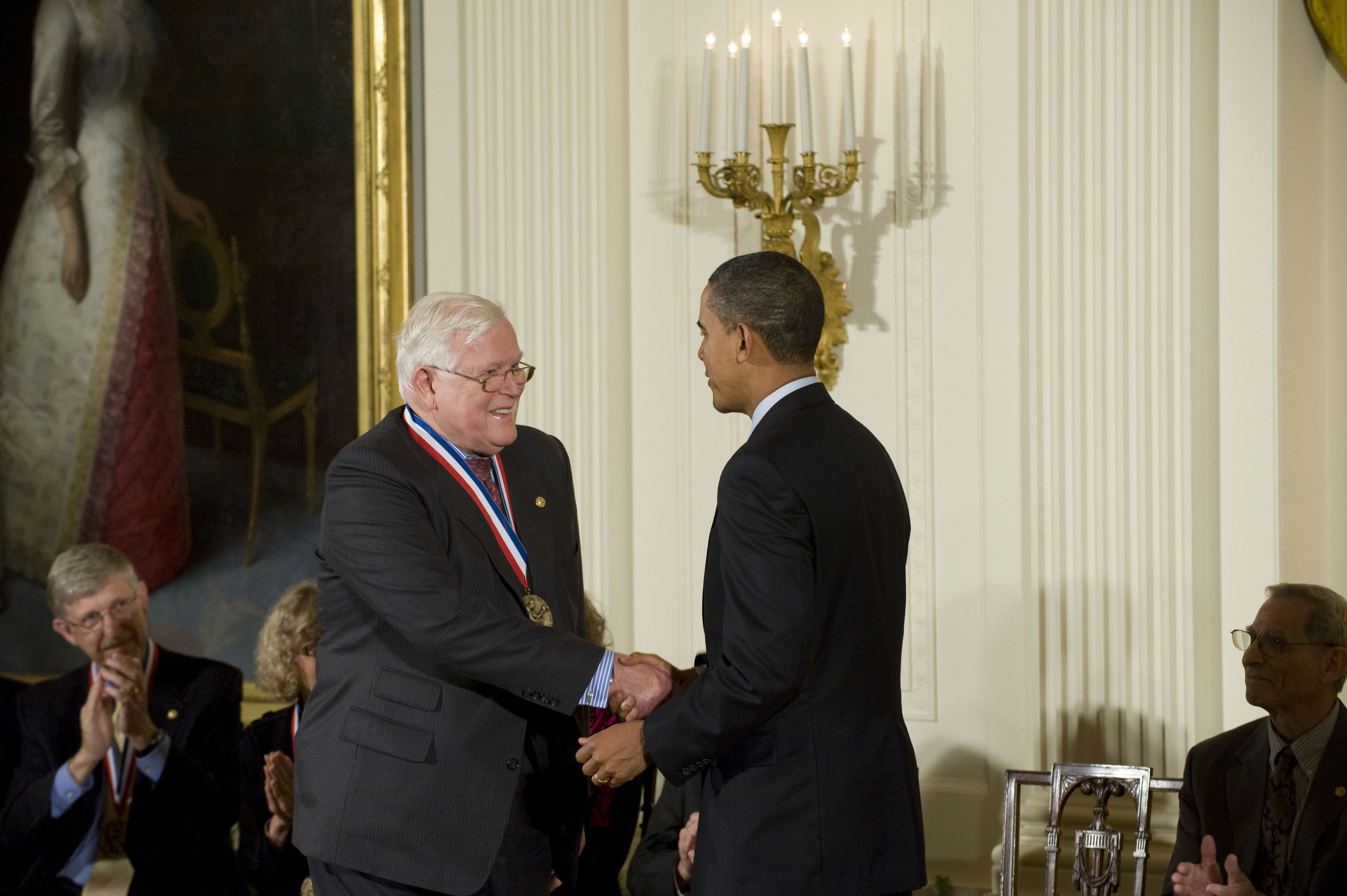 Multimedia Gallery - Rudolf Kalman received the National Medal of Science  on Oct. 7, 2009, from President Barack Obama. | NSF - National Science  Foundation