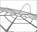 Screenshot of a spider web under extreme stresses.