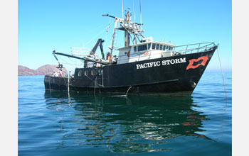 Photo of the research vessel Pacific Storm.