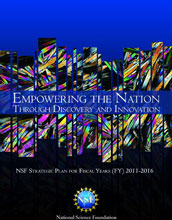 Cover of NSF Strategic Plan for Fiscal Years 2011-2016