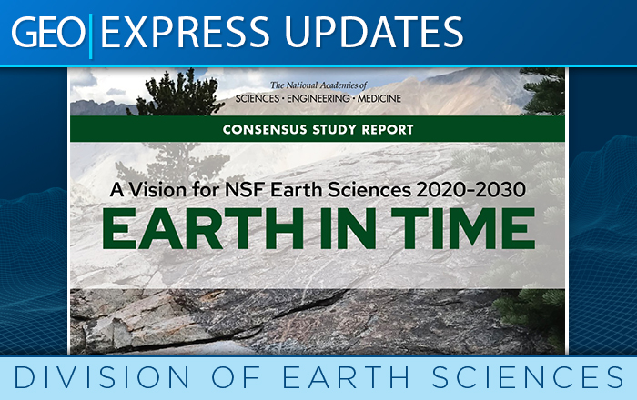 NSF Earth Sciences Express Update - Summer 2020