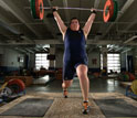 Photo of weightlifter Sarah Robles.