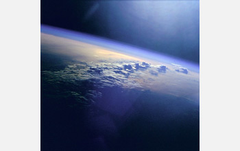 the Earth's atmosphere.