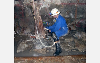 Retrieving an enrichment experiment deep in a South African gold mine