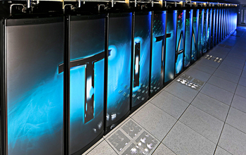 supercomputer with the word titan on it