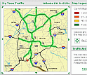 The TrafficAid website uses IntelliOne speed information to deliver traffic navigation.