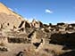 The north wall and room block of Pueblo Bonito