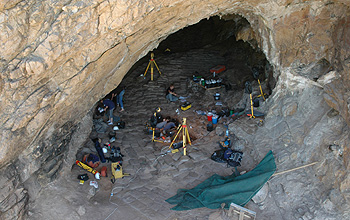 Photo of cave opening