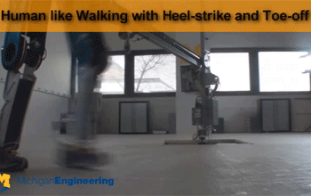 robot feet walking