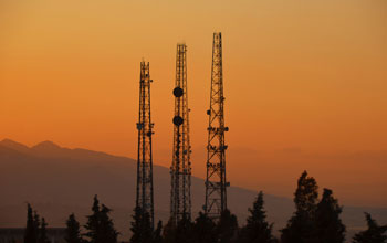 radio towers