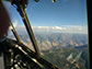 Cumulus clouds caps dense smoke from the Kiawah-Rabbit Foot fires in eastern Idaho.