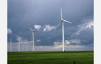 Photo of wind farm near Lamar, Colo.