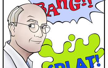 Dr. Biology - the comic book persona behind the Ask A Biologist program