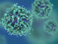 3d T cells illustration