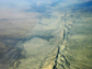 aerial view of San Andreas Fault