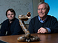 Ken Shea (right) and Jeffrey O'Brien have developed a broad-spectrum snake venom antidote