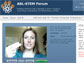 a screen capture from the ASL-STEM Forum