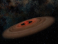 artist's conception of the binary system 2M J04414