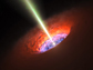 surroundings of a supermassive black hole