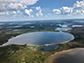 lakes in a region known as the Canadian Shield