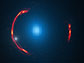 Composite image of gravitational lens