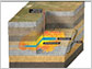 News thumbnail of cross-section showing wastewater injected in an underground reservoir layer crossed by a fault