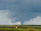 a tornado near Elk Mountain, west of Laramie Wyoming