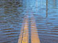 a flooded road