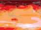 map indicating warming