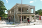 residence damaged in Haiti's earthquake