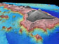 topography of the Hawaiian Islands in 3-D