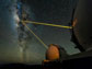 two W. M. Keck Telescopes on Mauna Kea, Hawaii