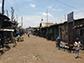 a main street in the Kibera settlement of Nairobi