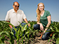 Praveen Kumar and graduate student Meredith Richardson