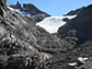 The Lewis glacier on Mt. Kenya
