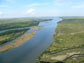 the shore of the Missouri River