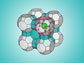 illustration shows ice's molecular configuration