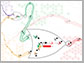 an artist's impression of connected CRISPR-dCas9 NOR gates