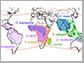 geographic distribution of 13 rice varieties