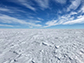 Antarctica covered with sastrugi – concrete-hard snow drifts