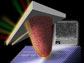 an illustration of a silicon AFM tip