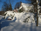 snow covered street