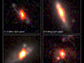 radio/optical combination images of distant galaxies