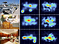mapped images (far left) by eye tracking (right)