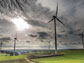 windmills in a field in Germany