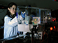 Yue Zhuo using the photonic crystal enhanced microscope