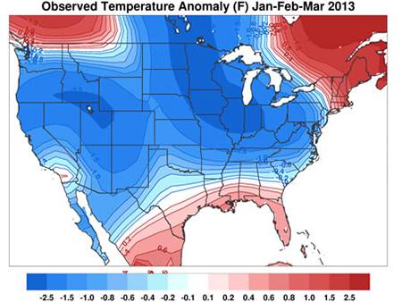  U.S. weather observed illustration