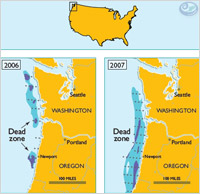 Extent of Dead Zones