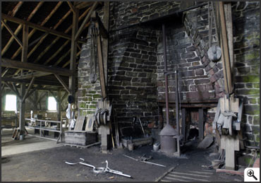 The inside of the forge -- Click to enlarge